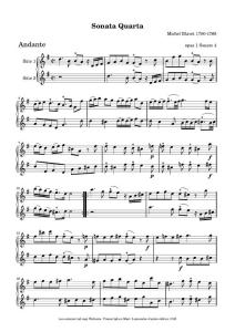 Sonata Quarta长笛乐谱