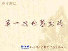 《第一次世界大战》教学课件