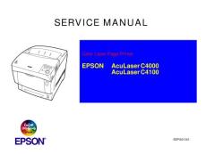 爱普生EPSON Aculaser C4000_C4100维修手册