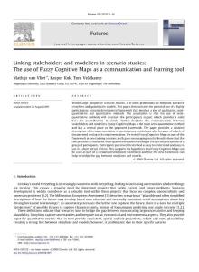 Linking stakeholders and modellers in scenario studies The use of Fuzzy Cognitive Maps as a communication and learning tool