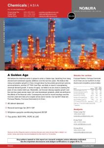 野村证券 2010-2011年亚洲化工行业深度研究报告