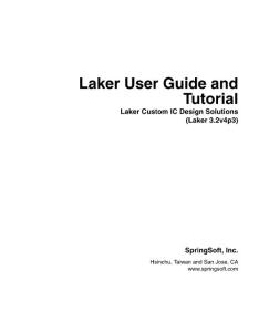Laker User Guide and
