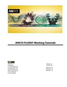 ANSYS FLUENT 14.5 Meshing Tutorials