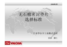 无石棉密封垫片选择标准