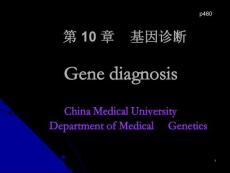 第10 章 基因诊断 Gene diagnosis China Medical University