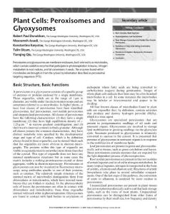 [Encyclopedia.of.Life.Sciences].Plant.Peroxisomes.and.Glyoxysomes