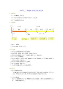 四、激波管内压力测量/实验力学实验指导书