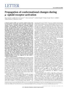 nature14680_Propagation of conformational changes during μ-opioid receptor activation