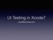 芈峮-UI Testing in Xcode 7