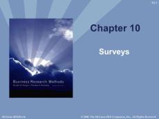 business research method，chapter10