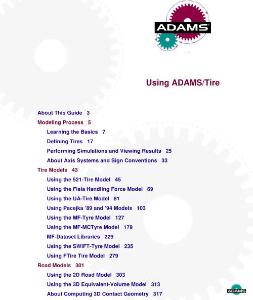 Using ADAMS-Tire