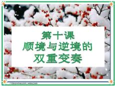 教科版思想品德八年级上册第十课第二课时 功亦逆境，过亦逆境