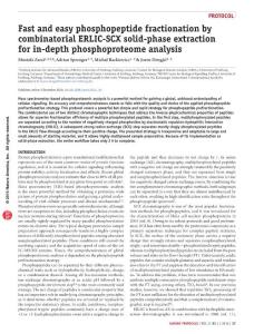 nprot.2015.134-Fast and easy phosphopeptide fractionation by combinatorial ERLIC-SCX solid-phase extraction for in-depth phosphoproteome analysis