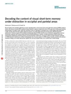 nn.4174-Decoding the content of visual short-term memory under distraction in occipital and parietal areas