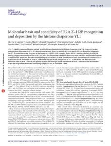 nsmb.3189-Molecular basis and specificity of H2A.Z–H2B recognition and deposition by the histone chaperone YL1