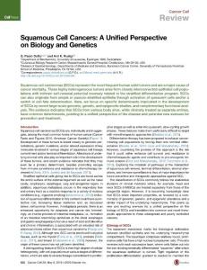 Cancer Cell-2016-Squamous Cell Cancers- A Unified Perspective on Biology and Genetics