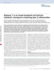 ni.3421-Arginase 1 is an innate lymphoid-cell-intrinsic metabolic checkpoint controlling type 2 inflammation