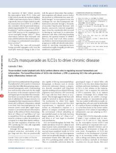 ni.3467-ILC2s masquerade as ILC1s to drive chronic disease