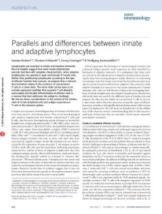 ni.3432-Parallels and differences between innate and adaptive lymphocytes