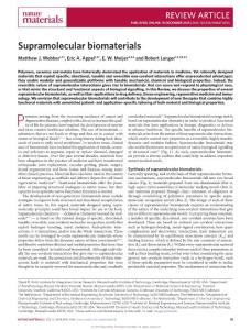nmat4474-Supramolecular biomaterials