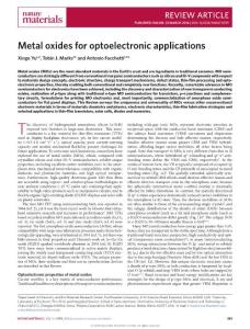 nmat4599-Metal oxides for optoelectronic applications