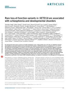 nn.4267-Rare loss-of-function variants in SETD1A are associated with schizophrenia and developmental disorders