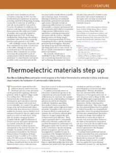 nmat4643-Thermoelectric materials step up