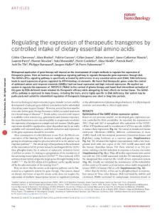 nbt.3582-Regulating the expression of therapeutic transgenes by controlled intake of dietary essential amino acids