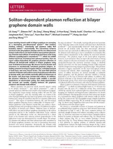 nmat4653-Soliton-dependent plasmon reflection at bilayer graphene domain walls