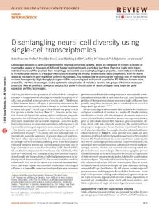 nn.4366-Disentangling neural cell diversity using single-cell transcriptomics