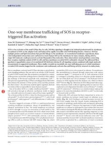 nsmb.3275-One-way membrane trafficking of SOS in receptor-triggered Ras activation