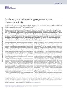 nsmb.3319-Oxidative guanine base damage regulates human telomerase activity