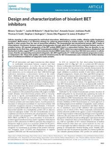nchembio.2209-Design and characterization of bivalent BET inhibitors