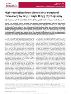 nmat4798-High-resolution three-dimensional structural microscopy by single-angle Bragg ptychography