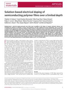 nmat4818-Solution-based electrical doping of semiconducting polymer films over a limited depth