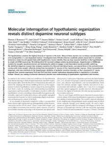 nn.4462-Molecular interrogation of hypothalamic organization reveals distinct dopamine neuronal subtypes