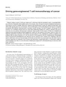 cr2016154a-Driving gene-engineered T cell immunotherapy of cancer