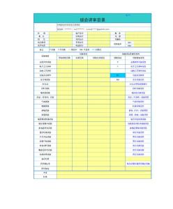 质量综合评审报告