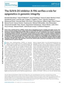 nchembio.2282-The SUV4-20 inhibitor A-196 verifies a role for epigenetics in genomic integrity