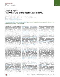 Molecular Cell-2017-Jekyll & Hyde The Other Life of the Death Ligand TRAIL