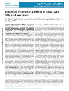 nchembio.2301-Expanding the product portfolio of fungal type I fatty acid synthases