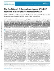 nchembio.2320-The Arabidopsis O-fucosyltransferase SPINDLY activates nuclear growth repressor DELLA