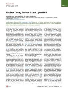 Molecular Cell-2017-Nuclear Decay Factors Crack Up mRNA