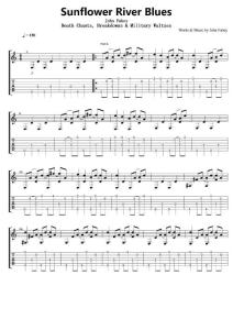 《Sunflower River Blues》——指弹(独奏）吉他谱