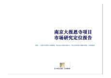 易居——2009年南京大报恩寺项目前期市场研究定位报告