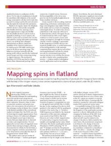 nmat4881-Spectroscopy- Mapping spins in flatland
