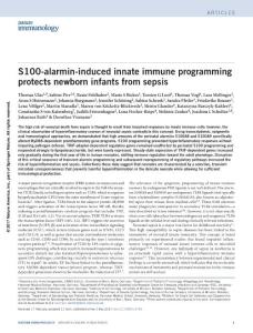 ni.3745-S100-alarmin-induced innate immune programming protects newborn infants from sepsis