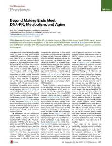 Cell Metabolism-2017-Beyond Making Ends Meet- DNA-PK, Metabolism, and Aging