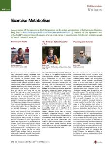 Cell Metabolism-2017-Exercise Metabolism