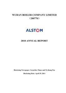 ST武锅B：2010年年度报告（英文版）